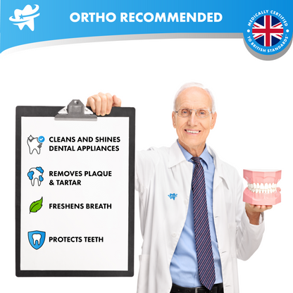 Retainer & Denture Cleaning Tablets – 4 Months Supply (120 Tablets)