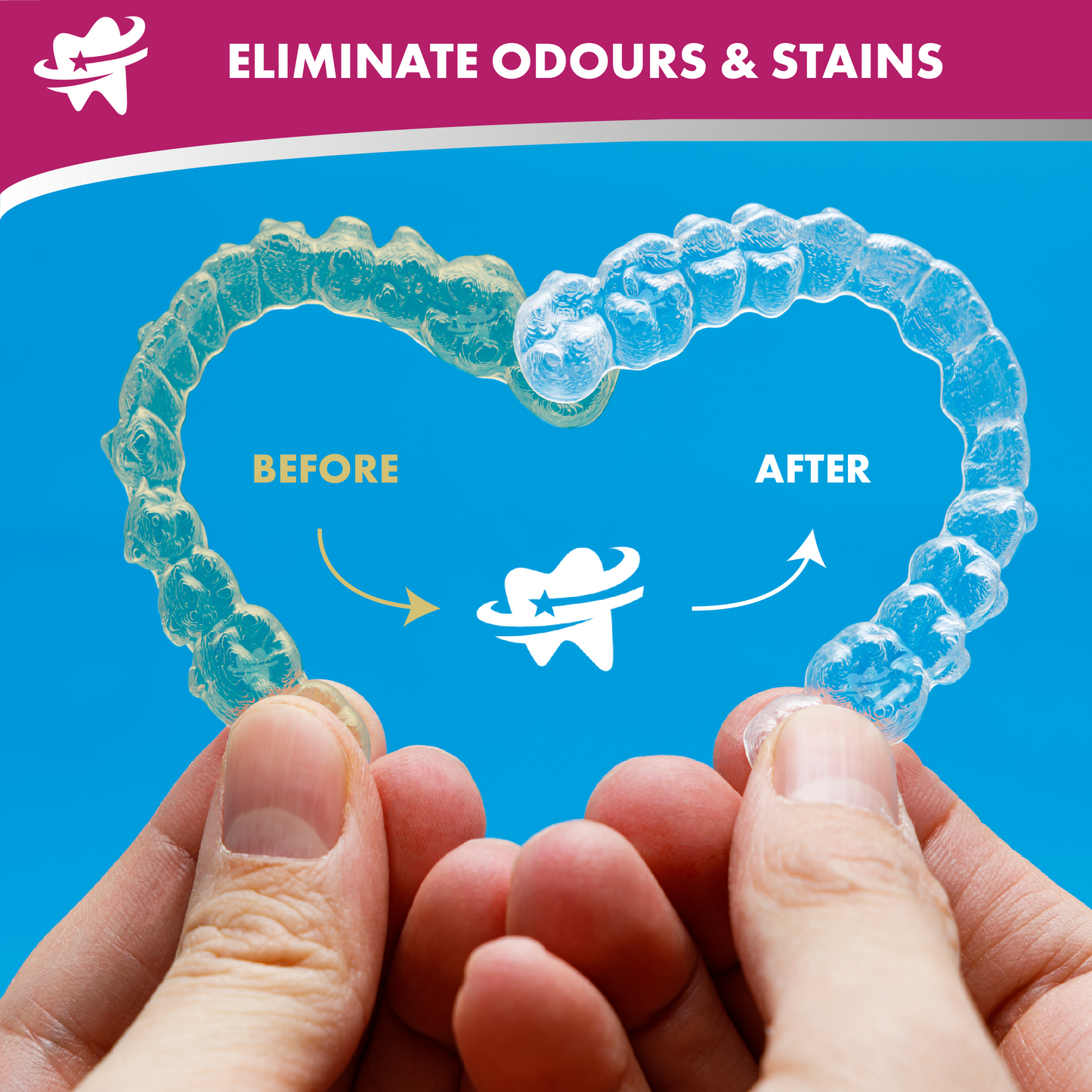 Retainer & Denture Cleaning Tablets – 4 Months Supply (120 Tablets)